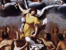 ملاك يحرّر الأنفس من المطهر، لوحة من القرن السابع عشر للفنّان لودوفيكو كرّاتشي