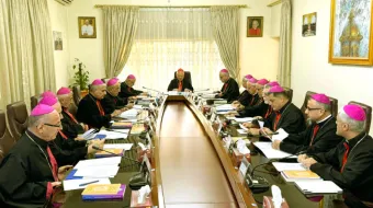 من سينودس الكنيسة الكلدانيّة للعام 2024 في بغداد، العراق مصدر الصورة: البطريركيّة الكلدانيّة